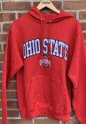 Ohio State Buckeyes Champion Powerblend Hooded Sweatshirt - Red