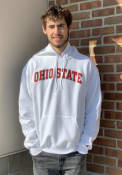 Ohio State Buckeyes Champion Powerblend Hooded Sweatshirt - White