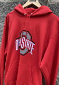 Ohio State Buckeyes Champion Powerblend Hooded Sweatshirt - Red