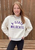 K-State Wildcats Womens Champion Varsity Sherpa Crew Sweatshirt -