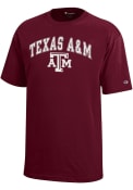 Texas A&M Aggies Youth Champion Arch Mascot T-Shirt - Maroon