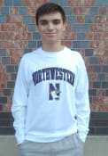Northwestern Wildcats Champion Arch Mascot T Shirt - White