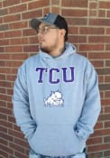 TCU Horned Frogs Champion Arch Mascot Hooded Sweatshirt - Grey