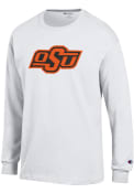Oklahoma State Cowboys Champion Primary Logo T Shirt - White