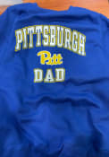 Pitt Panthers Champion Dad Number One Crew Sweatshirt - Blue