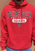 Texas Tech Red Raiders Champion Grandpa Pill Hooded Sweatshirt - Red