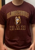 Bloomsburg University Huskies Champion Dad Number One T Shirt - Maroon