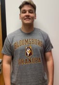 Bloomsburg University Huskies Champion Grandpa Number One Fashion T Shirt - Grey