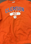 Clemson Tigers Champion Dad Pill Crew Sweatshirt - Orange