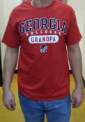 Georgia Bulldogs Champion Grandpa Pill T Shirt - Red