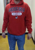 Georgia Bulldogs Champion Grandpa Pill Hooded Sweatshirt - Red