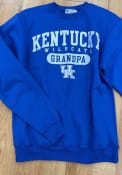 Kentucky Wildcats Champion Grandpa Pill Crew Sweatshirt - Blue