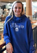 Drake Bulldogs Womens Champion University 2.0 Hooded Sweatshirt - Blue