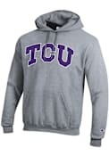 TCU Horned Frogs Arch Logo Hoodie – Purple Officially Licensed Sweatshirt For Men & Women (Large)