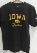 Iowa Hawkeyes Womens Champion Grandma T-Shirt - Black