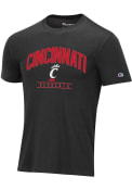 Cincinnati Bearcats Black Stadium Champion Short Sleeve T Shirt