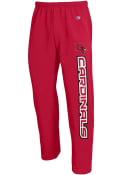 Saginaw Valley State Cardinals Champion Open Bottom Sweatpants - Red