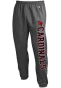 Saginaw Valley State Cardinals Champion Closed Bottom Sweatpants - Charcoal