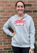 Champion Womens Grey Cincinnati Bearcats University 2.0 Full Zip Jacket