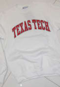 Texas Tech Red Raiders Champion Arch Name Crew Sweatshirt - White