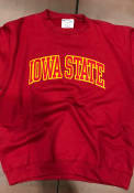 Iowa State Cyclones Champion Powerblend Twill Crew Sweatshirt - Cardinal