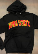 Iowa State Cyclones Champion Powerblend Twill Hooded Sweatshirt - Black