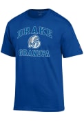 Drake Bulldogs Champion Grandpa T Shirt - Blue