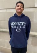 Penn State Nittany Lions Champion Wrestling Hooded Sweatshirt - Navy Blue