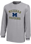 Michigan Wolverines Youth Champion No 1 Design T-Shirt - Grey