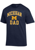 Michigan Wolverines Champion ARCH LOGO DAD T Shirt - Navy Blue