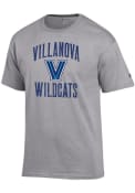 Villanova Wildcats Champion #1 Graphic T Shirt - Grey