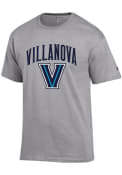 Villanova Wildcats Champion Arch Mascot T Shirt - Grey