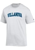 Villanova Wildcats Champion Arch Name T Shirt - White