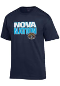 Villanova Wildcats Champion Slogan T Shirt - Navy Blue