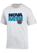 Villanova Wildcats Champion Slogan T Shirt - White