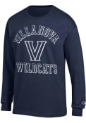 Villanova Wildcats Champion #1 Graphic T Shirt - Navy Blue