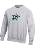 Dallas Stars Champion LOGO Crew Sweatshirt - Grey