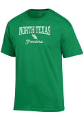 North Texas Mean Green Womens Champion Grandma T-Shirt - Kelly Green