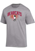 Cincinnati Bearcats Grey Nati Jam Champion Short Sleeve T Shirt