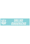 Dallas Mavericks 4x17 White Auto Strip - White