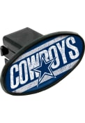 Dallas Cowboys Plastic Oval Car Accessory Hitch Cover