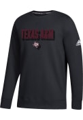 Texas A&M Aggies Adidas Depth Perception Crew Sweatshirt - Black