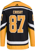 Sidney Crosby Pittsburgh Penguins Adidas 2022 Reverse Retro Hockey Jersey - Black