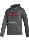 Indiana Hoosiers Adidas Team Issue Hood - Grey