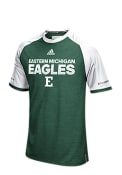 Eastern Michigan Eagles Adidas Sideline Crew Sweatshirt - Green