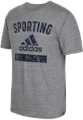 Adidas Sporting Kansas City Grey Equipment Fashion Tee