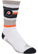 Philadelphia Flyers Adidas Hockey Stripe Crew Socks - Black