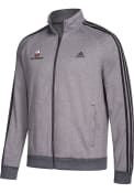 Nebraska Cornhuskers Adidas 3 Stripe Track Jacket - Grey