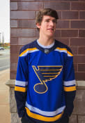 St Louis Blues Adidas Home Authentic Hockey Jersey - Blue