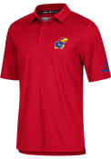 Kansas Jayhawks Adidas Coaches Polo Shirt - Red